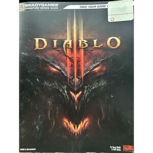 Diablo 3 III Brady Games Official Signature Series Strategy Guide for PC & Mac‎